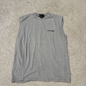 Vintage Eddie Bauer EBTEK Gray Grey Tank Top T Shirt Men's Size Medium